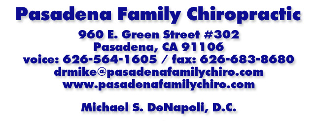Pasadena Family Chiropractic - 626-564-1605