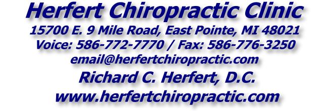 Herfert Chiropractic Clinic - www.herfertchiropractic.com