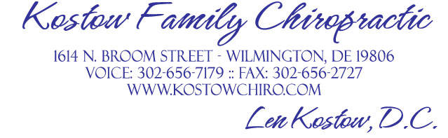 Kostow Family Chiropractic - 302-656-7179