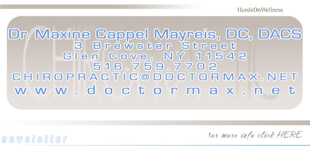 Dr. Maxine Mayreis, DC, DACS - 516-759-7702