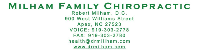 Milham Family Chiropractic - 919-303-2778