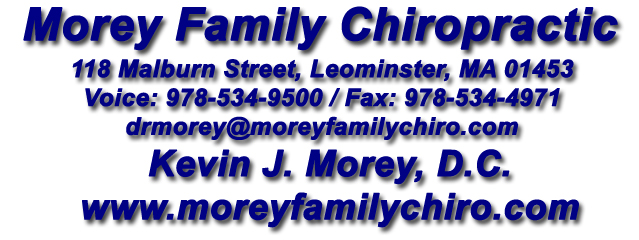 Morey Family Chiropractic - 978-534-9500