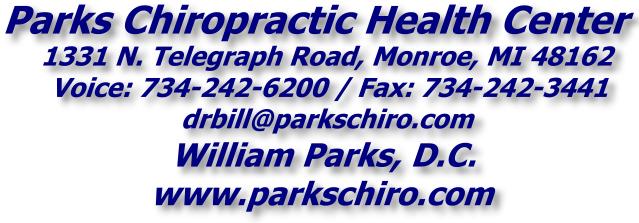 Parks Chiropractic Health Center - 734-242-6200