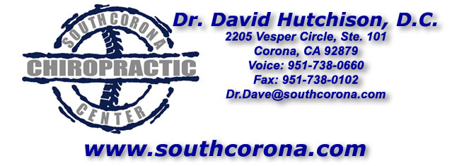 South Corona Chiropractic - 909-738-0660