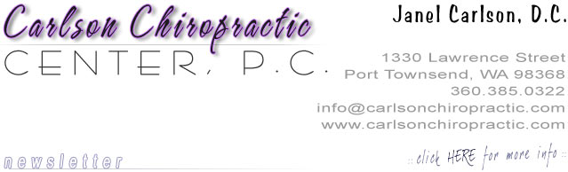 Carlson Chiropractic Center, PC - 360-385-0322