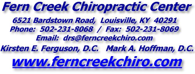 Fern Creek Chiropractic Center - www.ferncreekchiro.com