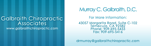 Galbraith Chiropractic Associates - 909-695-5433