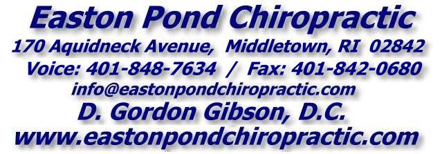 D. Gordon Gibson, DC- 401-848-7634