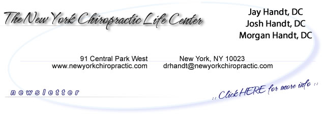 The New York Chiropractic Life Center - 212-580-3350