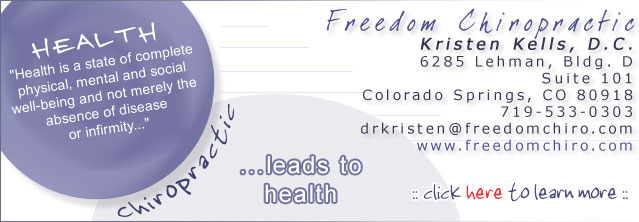 Freedom Chiropractic - 719-533-0303