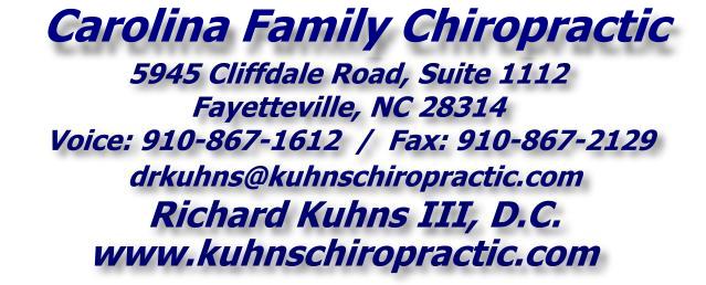 Dr. Richard Kuhns - 910-867-1612