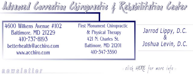 Advanced Correction Chiropractic - 410-737-8193