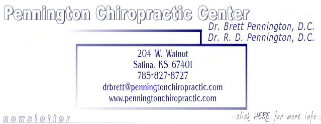 Pennington Chiropractic Center - 785-827-8727
