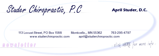 Dr. April Studer - 763-295-4797