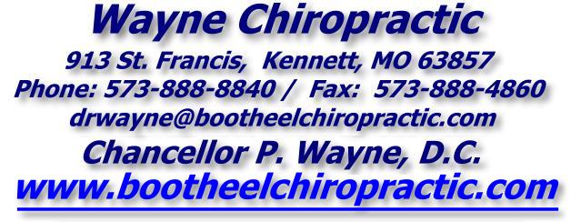 Wayne Chiropractic
- 573-888-8840