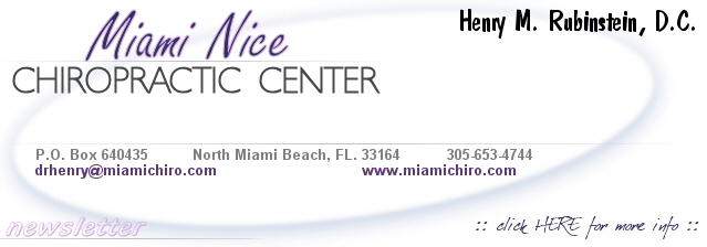 Miami Nice Chiropractic Center - 305-234-6378